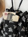 画像12: MARCHE' DE SOEUR／ピエロパンツ・黒ブーケ刺繍 (12)