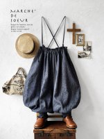 画像1: MARCHE' DE SOEUR／ピエロパンツ・デニム (1)