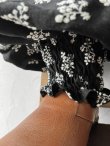 画像5: MARCHE' DE SOEUR／ピエロパンツ・黒ブーケ刺繍 (5)