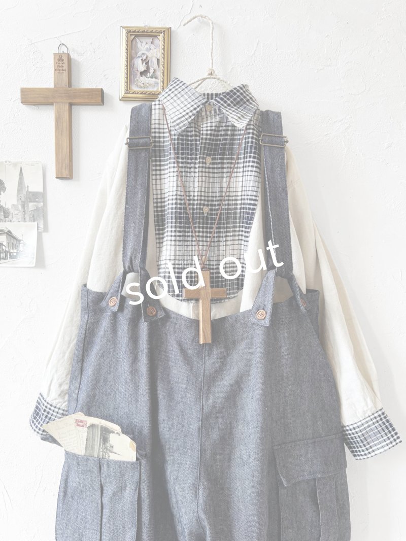 画像10: MARCHE' DE SOEUR／ハックルベリーパンツ・デニム (10)