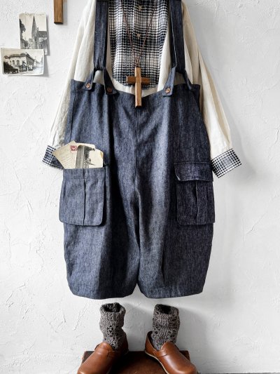 画像2: MARCHE' DE SOEUR／ハックルベリーパンツ・デニム