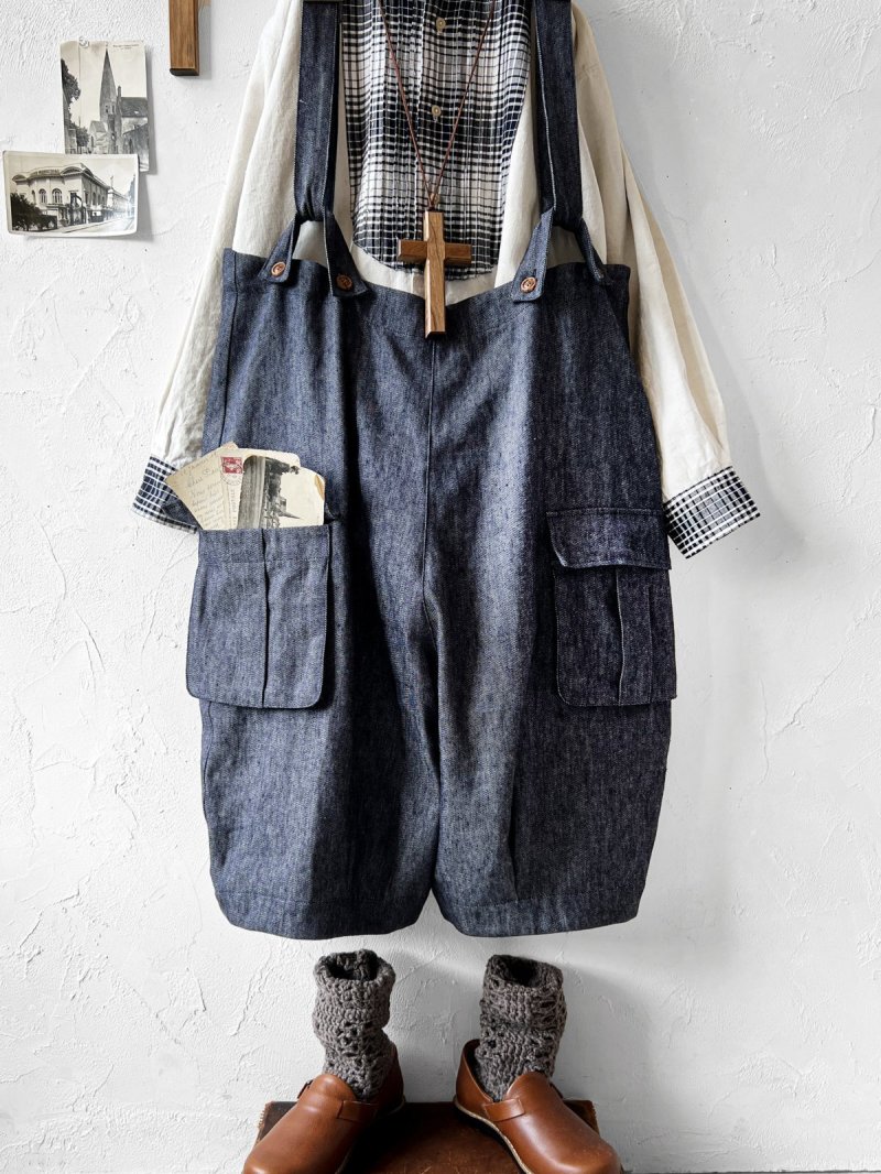 画像5: MARCHE' DE SOEUR／ハックルベリーパンツ・デニム (5)
