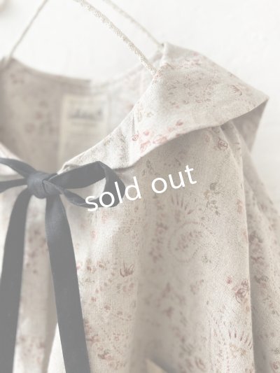 画像7: MARCHE' DE SOEUR／セーラ襟のタッセルちびジャケット・きなり小花