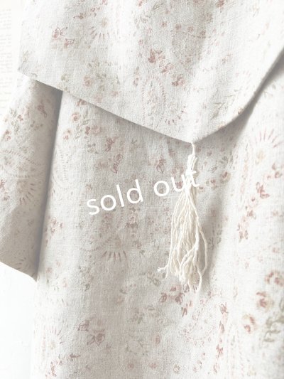 画像13: MARCHE' DE SOEUR／セーラ襟のタッセルちびジャケット・きなり小花