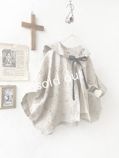 画像5: MARCHE' DE SOEUR／セーラ襟のタッセルちびジャケット・きなり小花