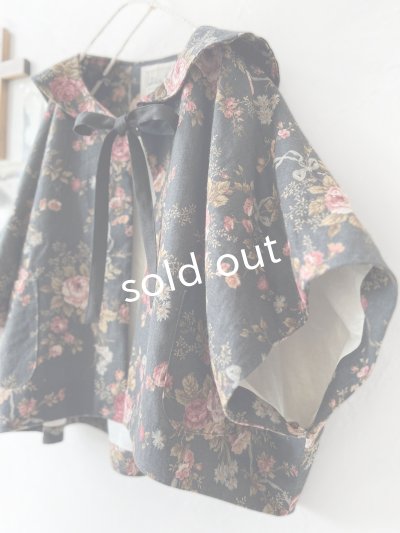 画像4: MARCHE' DE SOEUR／セーラ襟のタッセルちびジャケット・オールドローズ スミクロ