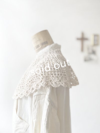 画像4: R.／手編みの付け襟・キナリ