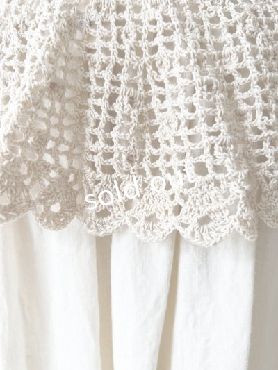 画像6: R.／手編みの付け襟・キナリ