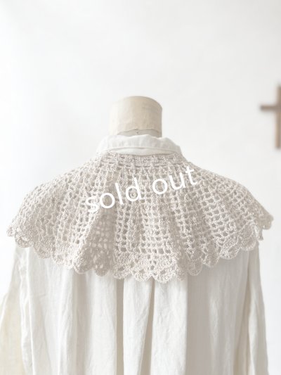 画像5: R.／手編みの付け襟・キナリ