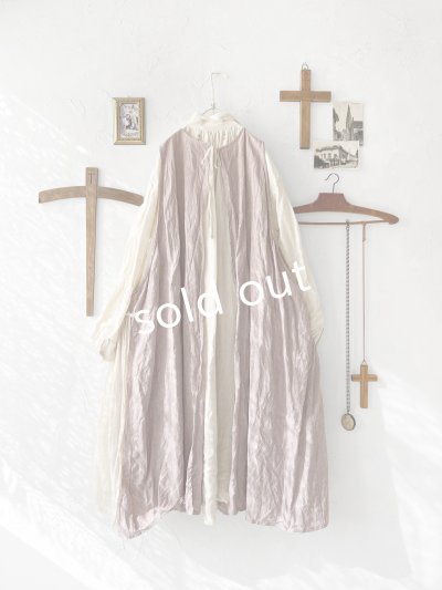 画像3: MARCHE' DE SOEUR／アンティークレース付きタブリエドレス・サクラ