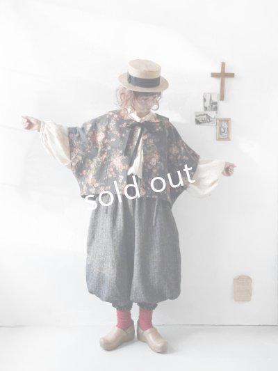 画像15: MARCHE' DE SOEUR／セーラ襟のタッセルちびジャケット・オールドローズ スミクロ