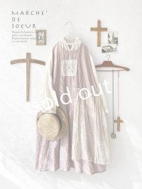 MARCHE' DE SOEUR／アンティークレース付きタブリエドレス・サクラ