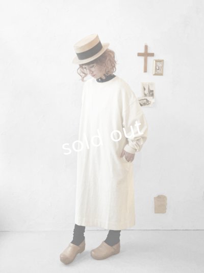 画像11: SO／クルーネックワンピース・キナリ