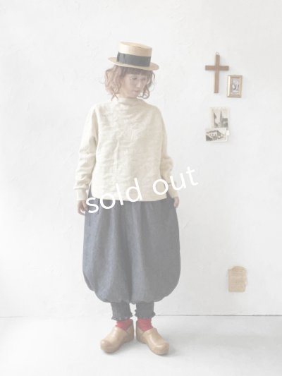 画像10: SO／ジャガードボトルネックプルオーバー・キナリ