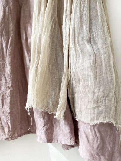 画像8: MARCHE' DE SOEUR／アンティークレース付きタブリエドレス・サクラ