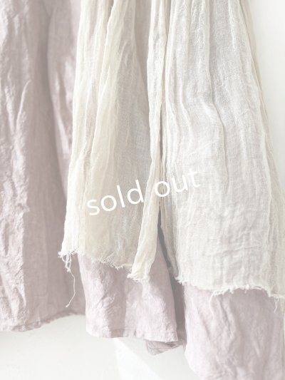 画像8: MARCHE' DE SOEUR／アンティークレース付きタブリエドレス・サクラ