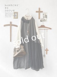 MARCHE' DE SOEUR／アンティークレース付きタブリエドレス・スミクロ