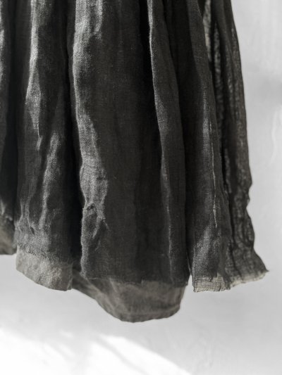 画像4: MARCHE' DE SOEUR／アンティークレース付きタブリエドレス・スミクロ