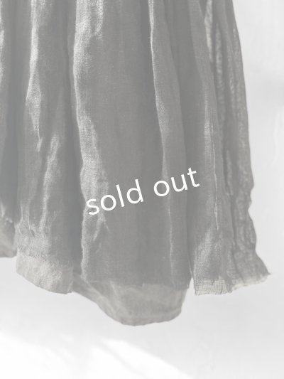 画像4: MARCHE' DE SOEUR／アンティークレース付きタブリエドレス・スミクロ