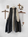 画像6: MARCHE' DE SOEUR／アンティークレース付きタブリエドレス・スミクロ (6)