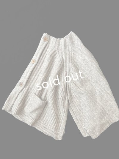 画像8: サイドスリットポンチョ・ベージュ