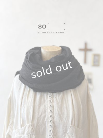 画像1: SO／大判ストール・スミクロ