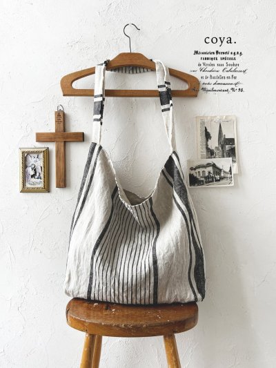 画像1: coya.／リトアニアリネンショルダーbag