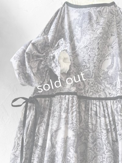 画像4: shizuka's／トワルドジュイのリボンワンピース・（ベルスリーブ）ラベンダー