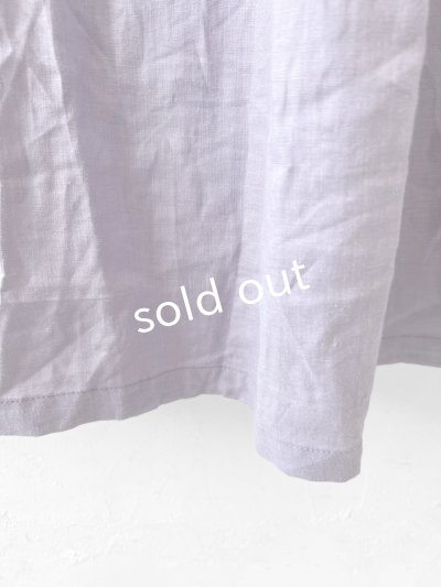 画像6: shizuka's／リネンのリボンワンピース（パフスリーブ）スミレ