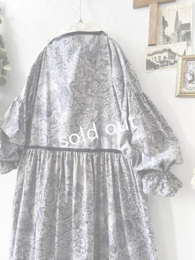 画像7: shizuka's／トワルドジュイのリボンワンピース・（ベルスリーブ）ラベンダー