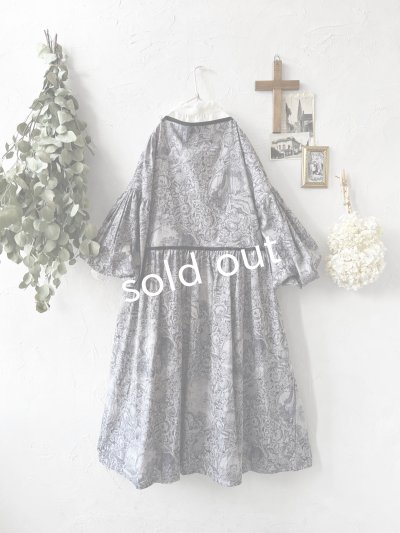 画像7: shizuka's／トワルドジュイのリボンワンピース（パフスリーブ）ラベンダー