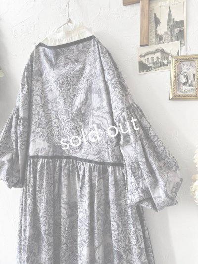 画像8: shizuka's／トワルドジュイのリボンワンピース（パフスリーブ）ラベンダー