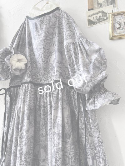 画像3: shizuka's／トワルドジュイのリボンワンピース・（ベルスリーブ）ラベンダー