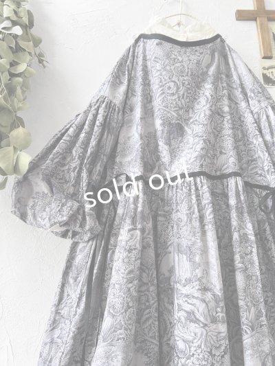 画像5: shizuka's／トワルドジュイのリボンワンピース（パフスリーブ）ラベンダー