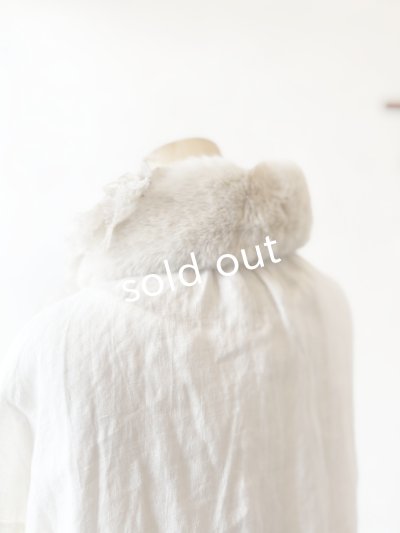 画像4: pollenbienco／アンティークレースのファーティペット・C