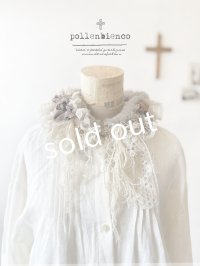 pollenbienco／アンティークレースのファーティペット・A