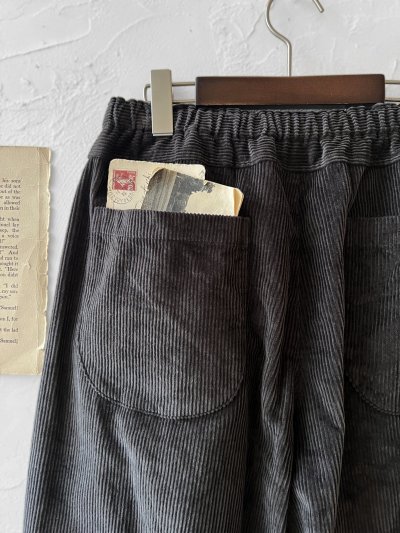 画像7: seasew.／509 コーデュロイ裾ダーツパンツ・チャコール