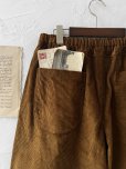 画像7: seasew.／509 コーデュロイ裾ダーツパンツ・ブラウン (7)