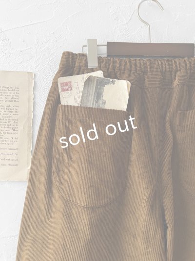 画像7: seasew.／509 コーデュロイ裾ダーツパンツ・ブラウン