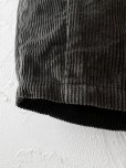 画像5: seasew.／509 コーデュロイ裾ダーツパンツ・チャコール (5)