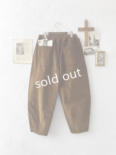 画像6: seasew.／509 コーデュロイ裾ダーツパンツ・ブラウン