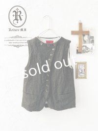 Reliure／VEST・moss tweed