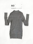 画像1: SO／モックネックカットソー・グレー (1)