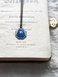 画像3: antique／ルルドの泉のメダイネックレス・ブルー (3)