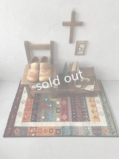 画像2: Wilton mat／ラグマット ウィルトン織ギャッベ