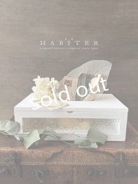 Habiter.／レトロガラス ティッシュボックス