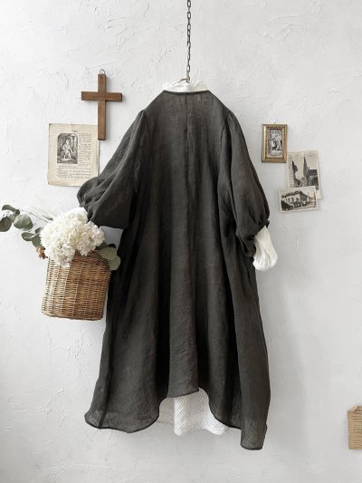 画像8: MARCHE' DE SOEUR／ホイップガーゼワンピース・チャコール