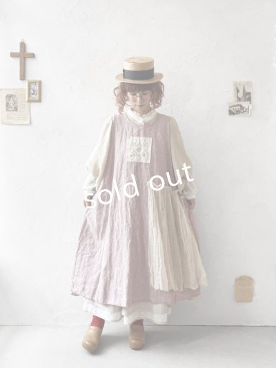 画像15: MARCHE' DE SOEUR／アンティークレース付きタブリエドレス・サクラ