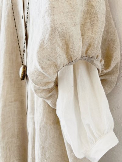 画像7: MARCHE' DE SOEUR／ホイップガーゼワンピース・ナチュラル