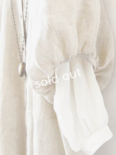 画像7: MARCHE' DE SOEUR／ホイップガーゼワンピース・ナチュラル
